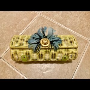 Diane Von Furstenburg wicker bag